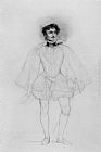 Paul Delaroche Pencil Study painting